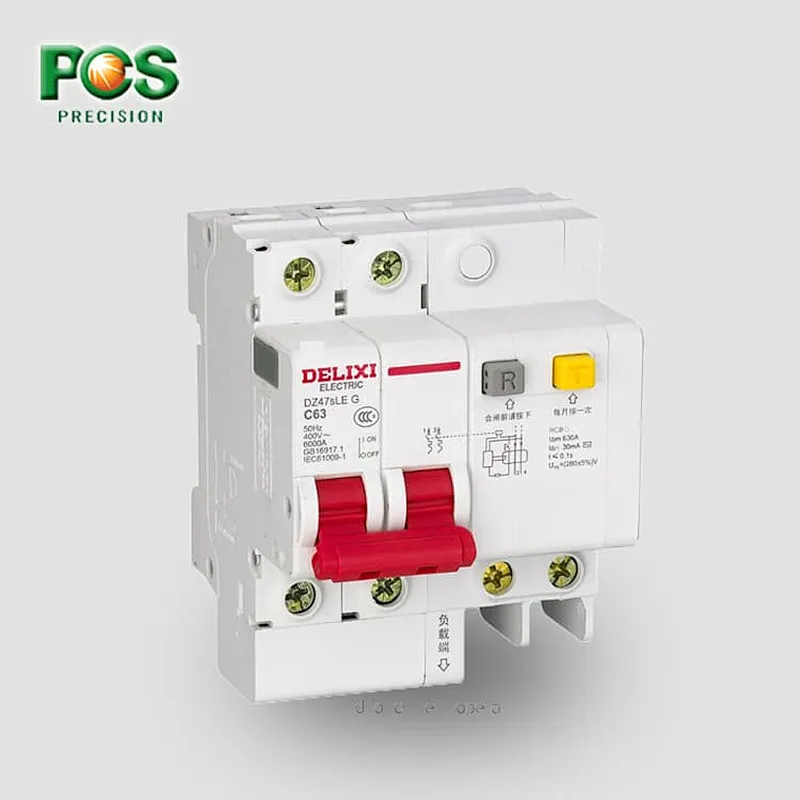 DELIXI DZ47SLE 3 Phase Circuit Breaker RCCB 32A 40A 50A 60A Rcbo ...