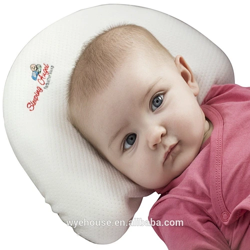 Baby Head Shaping Pillow for Newborns Premium Memory Foam