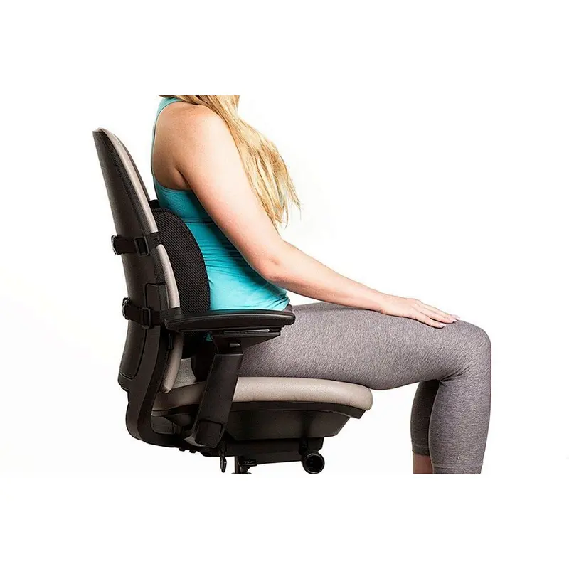 Memory Foam lumbar Support Cushion Pillow with Back Massage Point / Spikes For Back Pain Office Car Chair