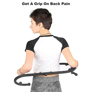 S shaped Self back deep Muscle massage cane Massage stick