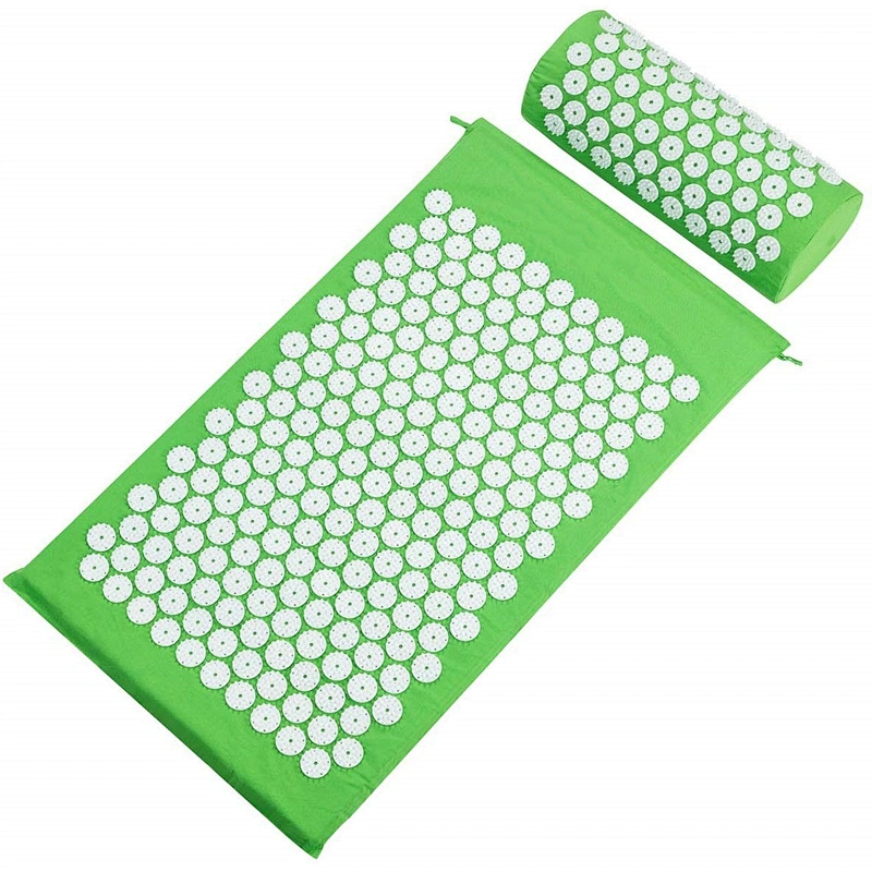 Best seller hips plastic lotus foot body acupressure mat and pillow set