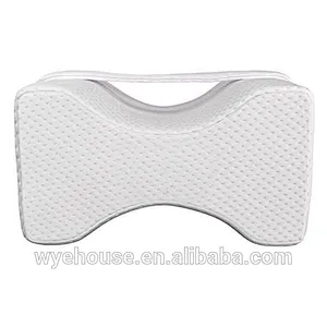 Comfortable Memory Foam Bone Shaped Leg Pad Leg Support Pillow with Leg Strap For Sleeping
