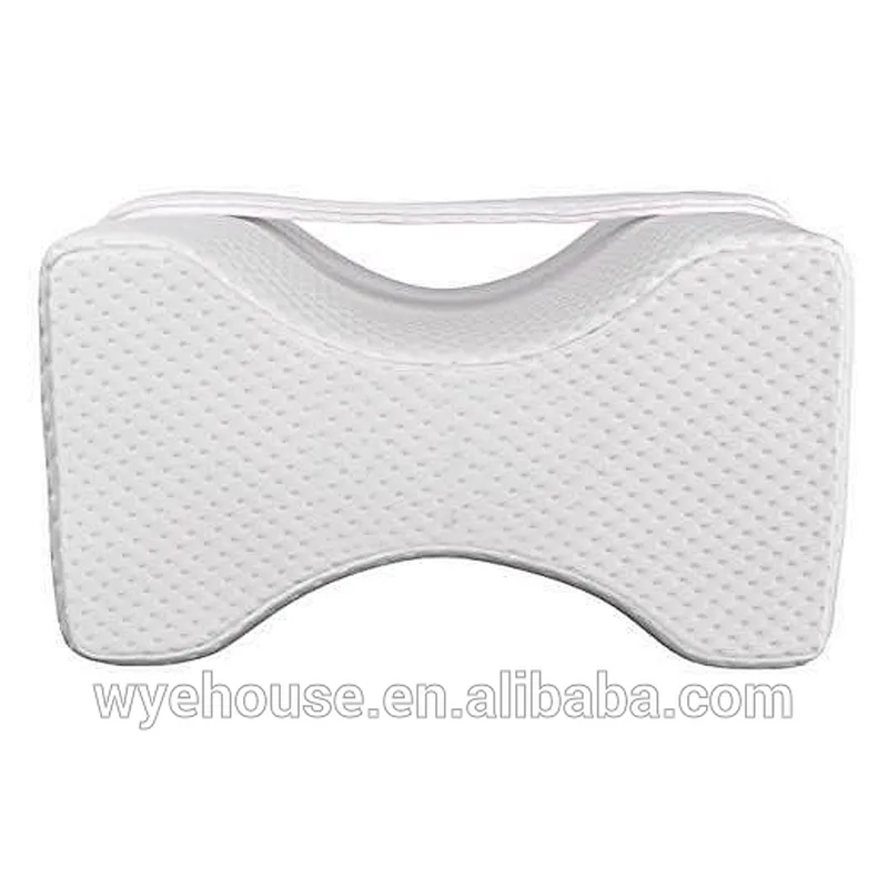 Comfortable Memory Foam Bone Shaped Leg Pad Leg Support Pillow with Leg Strap For Sleeping