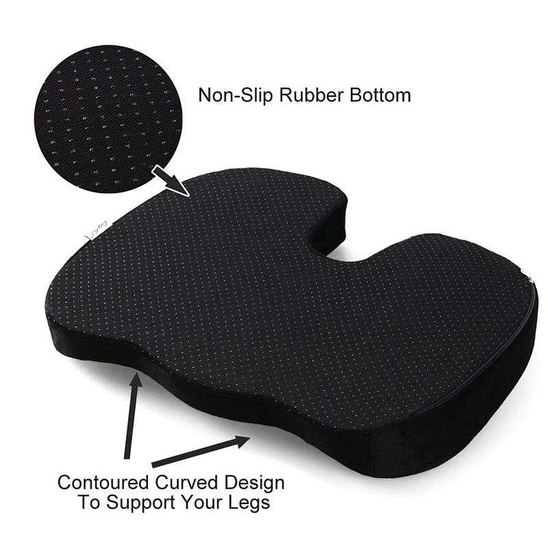 Best Sale Anti Hemorrhoid Memory Foam Drivers Seat Cushion For Car Truck