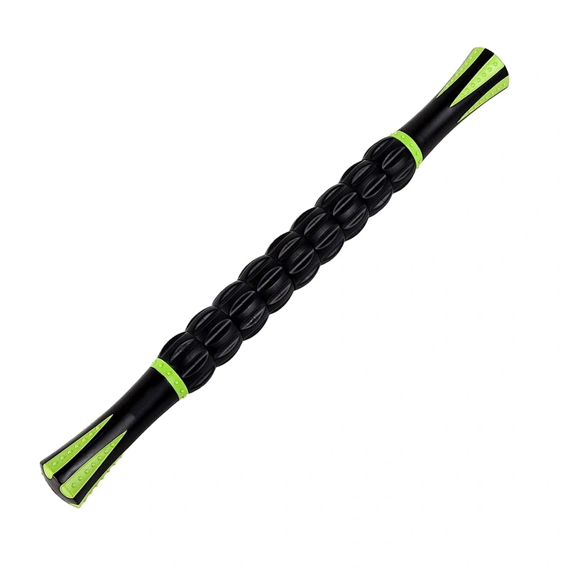 2020 wholesale black custom stick roller, handle multifunction massage roller stick, foot massage roller stick