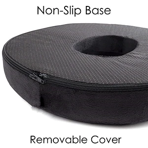 Cooling Gel Donut Seat Cushion Comfort Pillow for Hemorrhoids, Prostate, Pregnancy, Post Natal Pain Relief, Surgery