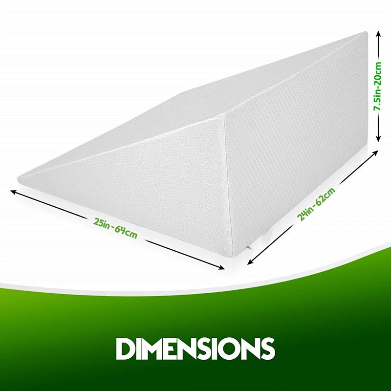 2020 Amazon Wedge Pillow Headboard Orthologics Large Bed Wedge Raised Pillow With Memory Foam Best Scoliosis Wedge Pillow