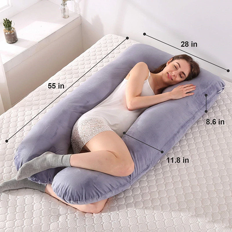 Queen Rose Bamboo Velvet Maternity U Shape Full Body Pregnancy Support Pillow with Cool Max for Pregnant Women Price