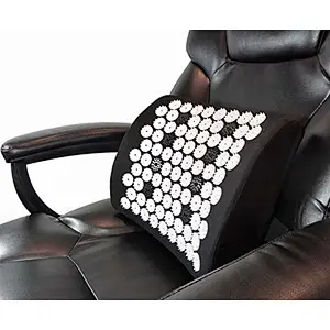 Memory Foam lumbar Support Cushion Pillow with Back Massage Point / Spikes For Back Pain Office Car Chair