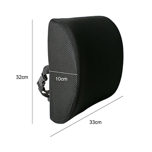Comfortable Backrest Lumbar Support Pillow Hot Selling Memory Foam Lumbar Pillow High Quality Car Lumbar Back Pillow