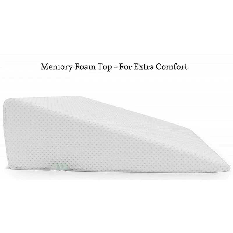 2020 Amazon Wedge Pillow Headboard Orthologics Large Bed Wedge Raised Pillow With Memory Foam Best Scoliosis Wedge Pillow