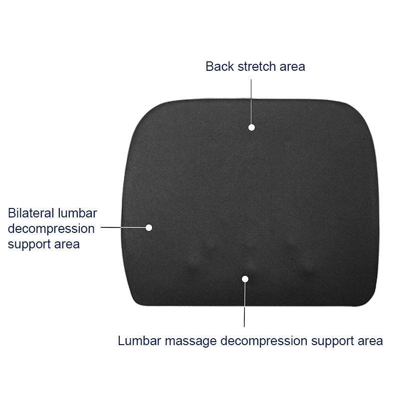 New Design Massage Back Cushion Wellness And Relaxation Pillow Bamboo Back Support Pillow Cushion For Sofa Bolster