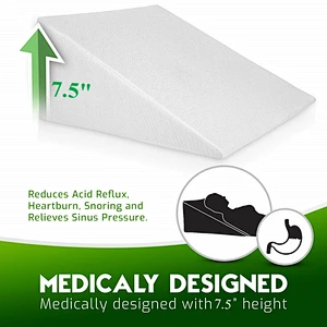 Bed Wedge Memory Foam Triangle Shaped Wedge Pillow