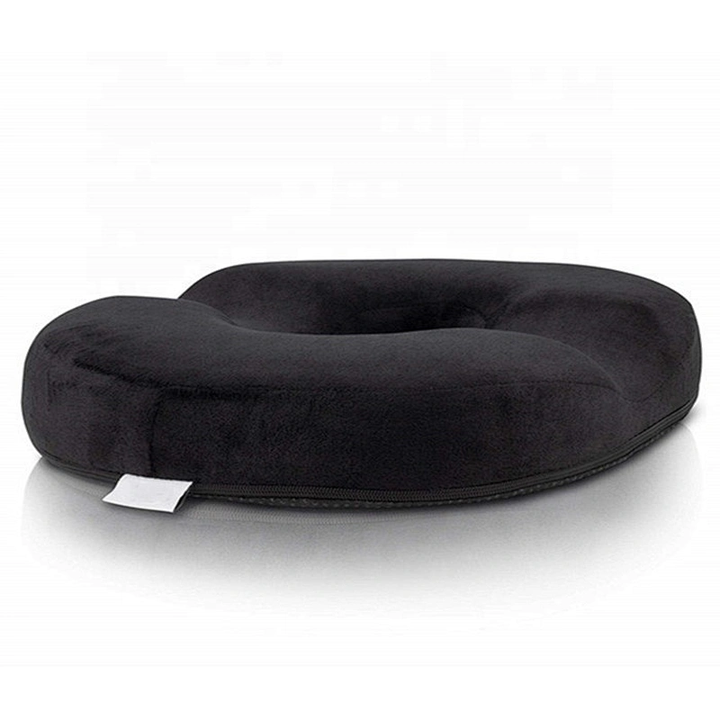 Donut Seat Cushion Chair, Seat Cushion Round Coccyx Orthopedic Memory Foam Seat Cushion with Anti-slip Bottom