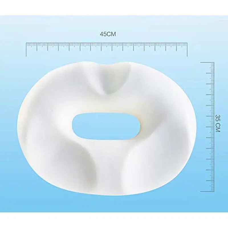 Donut Seat Cushion Pillow or Memory Foam Contoured & Premium Comfort Cushion for Hemorrhoids, Prostate, Pregnancy