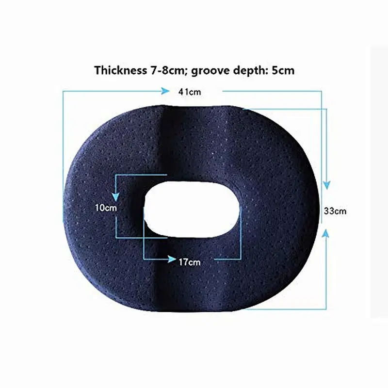 Blood Circulation Orthopedic Coccyx Cushion Pain Relief Gel Pad Pillow Gel Orthopaedic Seat Cushion