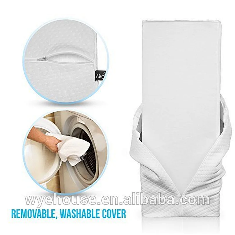 Back Pain Relief Half Moon Bolster or Foot Pillow in Providing Best Support for Sleeping on Side or Back