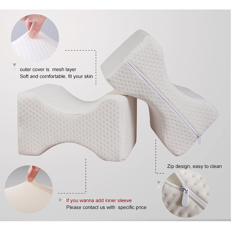 Amazon Best Seller Knee Pillow Leg Support Velvet Cushions Polyester Wholesale Mesh Cushion