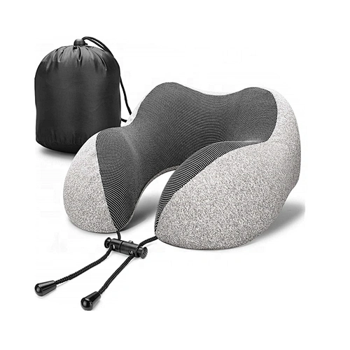 2020 New Wholesale Travel Neck Support Rest Cushion Memory Foam Travel Pillow