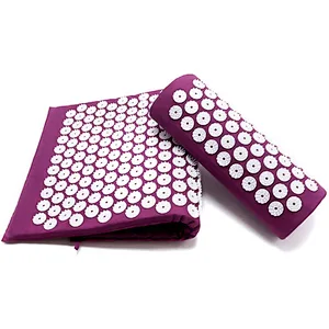 Acupuncture Mat and Acupuncture Pillow for Relaxation and Pain, Wellness Therapy Acupressure Mat set