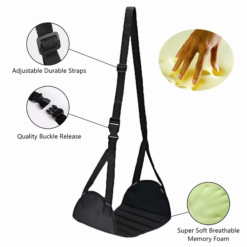 Custom Logo Leg Hammock, airplane footrest for super-size foot hammock, travel airplane hammock to Prevent Swelling
