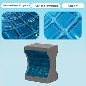100% Pure Memory Foam Gel Knee Cushion with Adjustable & Removable Cover - Leg Pillow for Sleeping