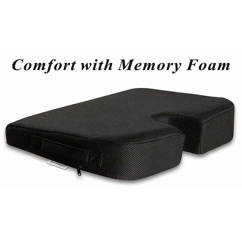 2019 Relieve Fatigue Coccyx Pain Alleviate Memory Foam Ergonomic Seat Cushion