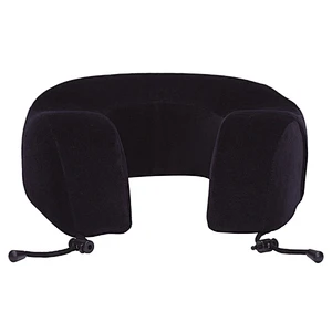 AMAZON Hot Selling U Shaped Memory Foam Travel Massage Neck Pillow with Coolig GEL