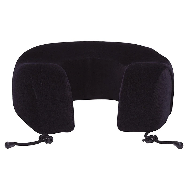 AMAZON Hot Selling U Shaped Memory Foam Travel Massage Neck Pillow with Coolig GEL