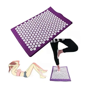 Hot Selling Relieve Back Body Pain Spike Massage Yoga acupressure mat and pillow set