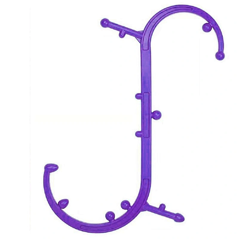 convenient and detachable yoga assistant S curve precise acupoint relaxing massage stick relieve muscle soreness