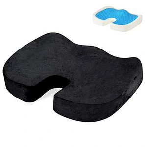 New promotional gel seat cushion, silicone seat cushion and hemorrhoids sitting seat cushion helps With Sciatica Back Pain