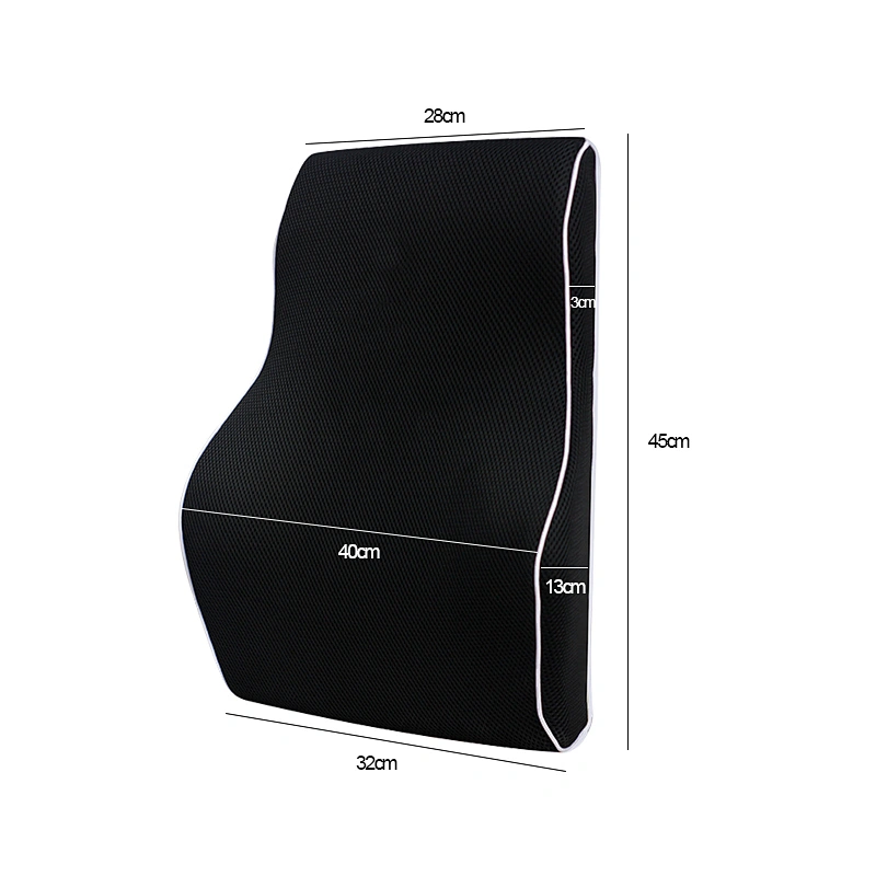 Wholesale  Memory Foam Breathable car back support lumbar cushion for chairs