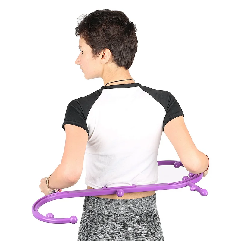 Lightweight and Portable Self-Massager, Back & Neck Self Massager Stick to Relieve Muscle Pain, Back Massager