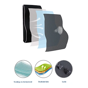 Office Back Car  Waist Massage Computer Gamer Foam Chair  Cushion Non Woven Fabric Pvc Bag