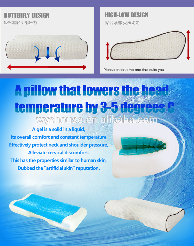 memory foam bed wedge pillow