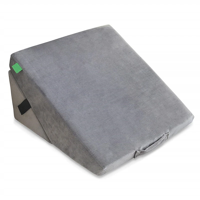 Back Wedge Cushion Pillow Sofa Bed Office Chair Rest Cushion Back Support Throw Triangle Pillow