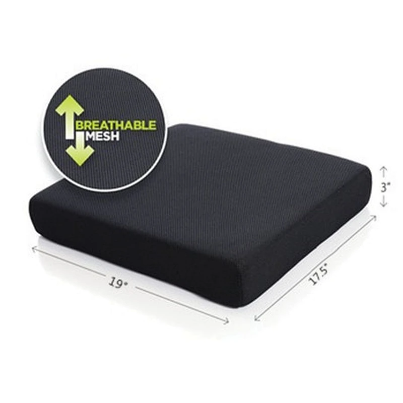 2020 New Large Seat Cushion Memory Foam Seat Bonmedico Coussin Orthopdique Office Products Ergonomic Pillow
