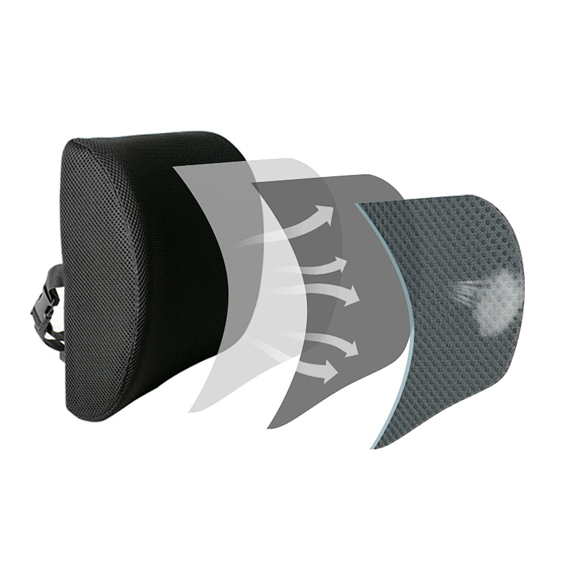 Gel Lumbar Support Pillow Gel Memory Foam Cushion Cold Water How Muchwater Cooler  Ergonomic Pillow Memory Back Foam Pillow