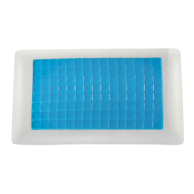 Cheap Wholesales Cool Gel Anti Dust Mite Viscoelastic Pure Cotton Fabric Memory Foam Bread Pillow
