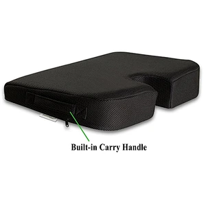 2019 Relieve Fatigue Coccyx Pain Alleviate Memory Foam Ergonomic Seat Cushion