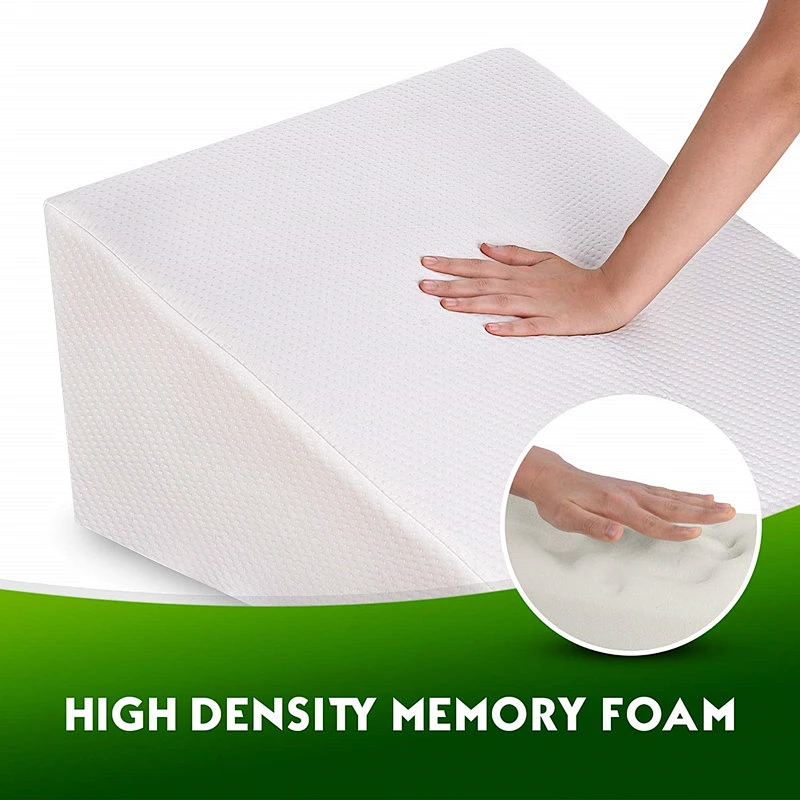 Bed Wedge Memory Foam Triangle Shaped Wedge Pillow