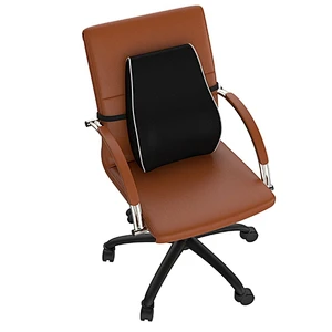 Outdoor Orthopedic Back Support Striped  Memory Foam Car Cushion Pillows  Lumbar Travel Chair Pillow