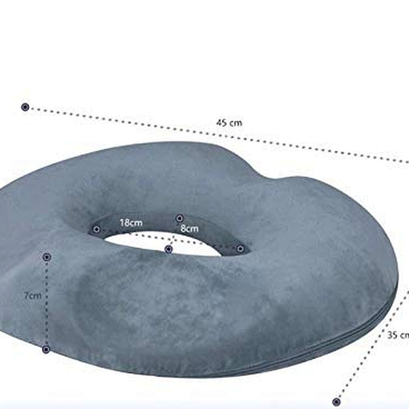Breathable Memory Foam Donut Cushion Hemorrhoid Treatment Donut Tailbone Cushion with Ergonomic Design