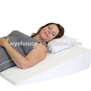 Bed Wedge, Premium Wedge Pillow,Acid Reflux Pillow With Removable Cover Dr Recommended For Snoring And Gerd