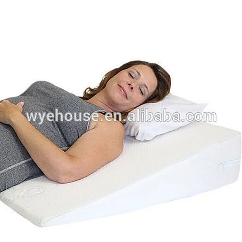 Bed Wedge, Premium Wedge Pillow,Acid Reflux Pillow With Removable Cover Dr Recommended For Snoring And Gerd