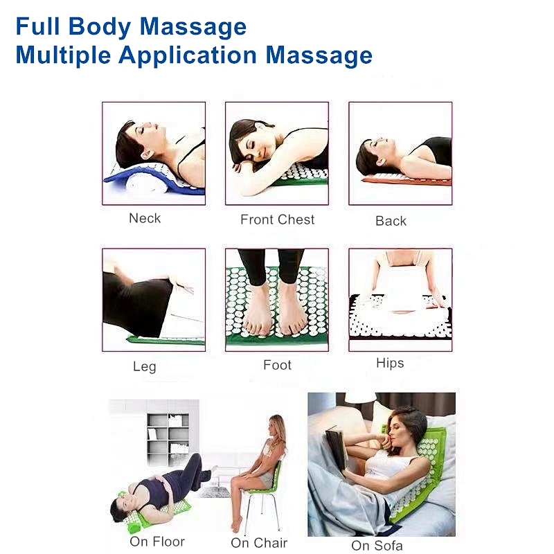 Yoga Acupressure Mat Yoga Mat Acupressure Cushion Sports Cushion Pillow 68 * 43cm