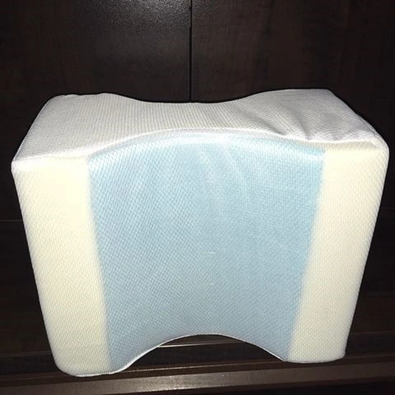 Cooling Orthopedic Knee Support Pillow For Sciatica Relief Knee Wedge Memory Foam Pillow Cushion