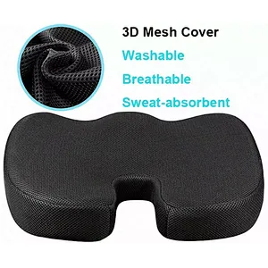 2020 New trend seat cushion memory foam and lumbar support pillow for office chair