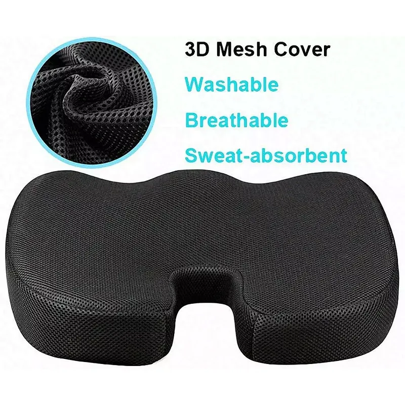 2020 New trend seat cushion memory foam and lumbar support pillow for office chair